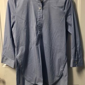 Ann Taylor Blue Chambray Top Women’s size XS